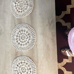 Vintage Handmade Crocheted Doilies